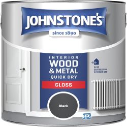 Johnstone's 2.5Ltr Quick Dry Gloss Black