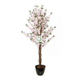 Nearly Natural Cherry Blossom Light Pink Tree 4Ft