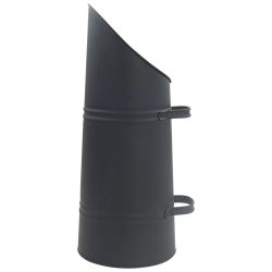 Black Coal Hod With Black Handle