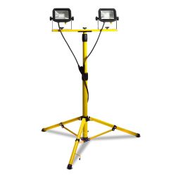 Luceco Site 110V Twin Head Tripod Work Light