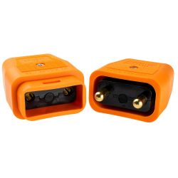 Inline Connectors 2 X 10Amp 2 Pin Orange
