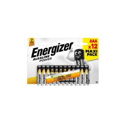 Energizer Alkaline Power Aaa Batteries 12 Pack
