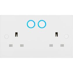 BG 13A Double Switched Socket with Smart Home Control
