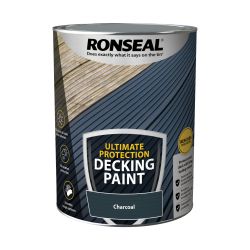Ronseal Ultimate Protection Decking Paint Charcoal 5L