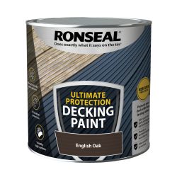 Ronseal Ultimate Protection Decking Paint English Oak 2.5L