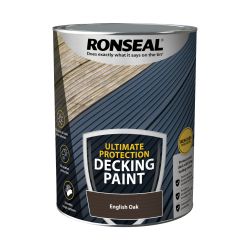 Ronseal Ultimate Protection Decking Paint English Oak 5L