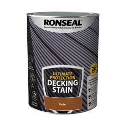 Ronseal Ultimate Protection Decking Stain Cedar 5L