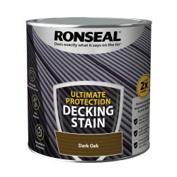 Ronseal Ultimate Protection Decking Stain Dark Oak 2.5L