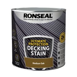 Ronseal Ultimate Protection Decking Stain Medium Oak 2.5L