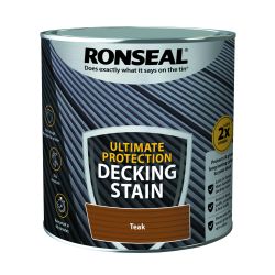 Ronseal Ultimate Protection Decking Stain Rich Teak 2.5L