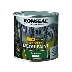 Ronseal Direct To Metal Rural Green Gloss 250Ml
