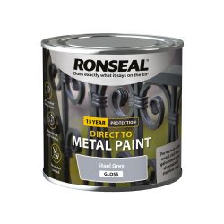 Ronseal Direct To Metal Steel Grey Matt 250Ml