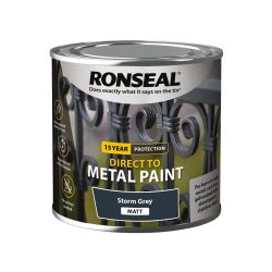 Ronseal Direct To Metal Storm Grey Matt 250Ml