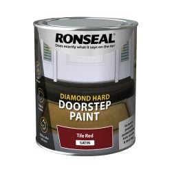Ronseal Diamond Hard Doorstep Paint Tile Red 750Ml