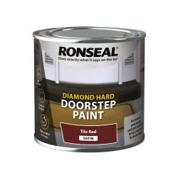 Ronseal Diamond Hard Doorstep Paint Tile Red 250Ml