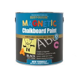 Rust-Oleum Magnetic Chalkboard Paint Black 2.5L