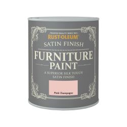 Rust-Oleum Satin Furniture Paint Pink Champagne 750Ml