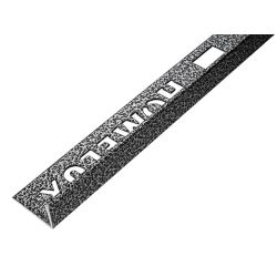 HOMELUX 10MM INDUSTRIAL HAMMERED TILE TRIM 2.5M