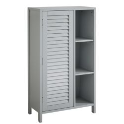 Eddie Louvre Console Unit Grey
