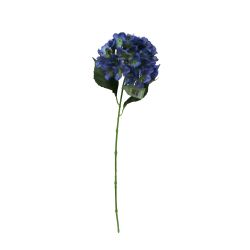 Single Hydrangea Stem Blue 65cm