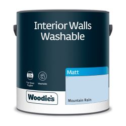 Woodie's Washable Matt Mountain Rain 2.5Ltr