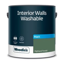 Woodie's Washable Matt Highland Forest 2.5Ltr