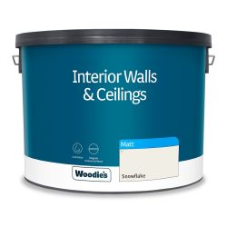Woodie's Vinyl Matt Snowflake 10Ltr