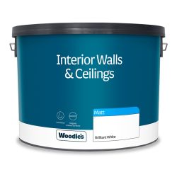 Woodie's Vinyl Matt Brilliant White 10Ltr