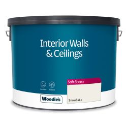Woodie's Vinyl Soft Sheen Snowflake 10Ltr