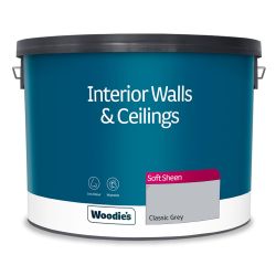 Woodie's Vinyl Soft Sheen Classic Grey 10Ltr