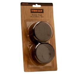 Furniture Castor Cups Brown