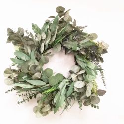 Natural Fern Wreath 60cm