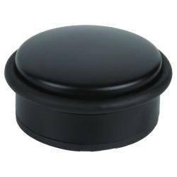 Doorstop Stainless Steel Black 1.2 Kg Diam. 105 X H 45 Mm