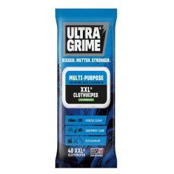 Multi-Purpose Natural Solvent Xxl+ Clothwipes 40Pk