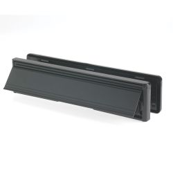 Yale Essentials 12" Letter Box Chrome/Black