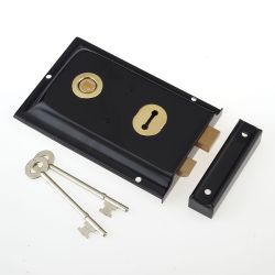 Yale Rim Sash Lock - Black