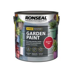 Ronseal Garden Paint Moroccan Red 2.5Ltr