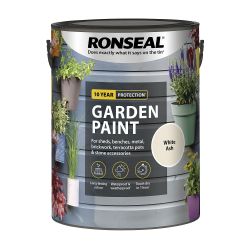 Ronseal Garden Paint White Ash 5Ltr