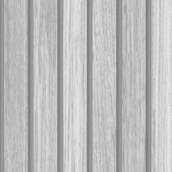 Wooden Slats Grey Wallpaper