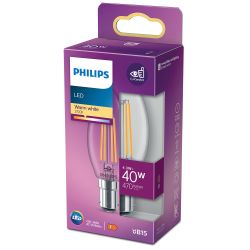 Led Flmt 40W B35 B15 Ww Cl Nd