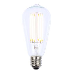 St64 6W E27 Led Filament Lamp Clear