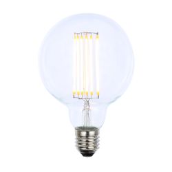 G95 6W E27 Led Filament Lamp Clear