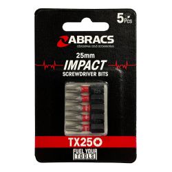 25MM IMPACT SD BIT TX25 5PCS