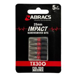 25MM IMPACT SD BIT TX30 5PCS