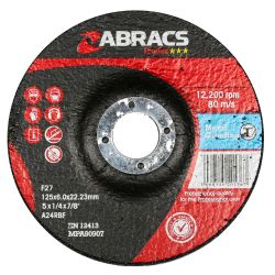 125MM X 6MM X 22MM DPC METAL GRINDING