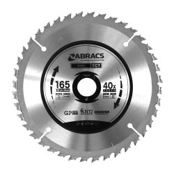 TCT BLADE 165MM X 20MM X 40T WOOD