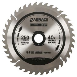 TCT BLADE 250MM X 30MM X 40T WOOD
