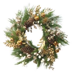 Christmas Wreath Gold 70cm