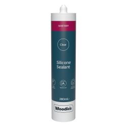 Woodie's Sanitary Silicone Clear 280Ml