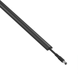 D-Line 2M Length Trunking 16X08 Half Round - Black